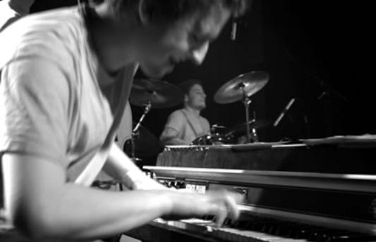 Der Pianist von Box bei einem seiner ausgedehnten Solis